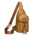 MaNMaNing Omuz çantaları kadın çapraz vücut çantası Usb moda yumuşak deri taşınabilir Crossbody çanta bayanlar Mini seyahat sırt çantası bağlanabilir, Yellow, One Size
