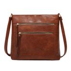 MaNMaNing Omuz çantaları kadın çapraz vücut yumuşak deri Retro moda küçük kare çanta omuzdan askili çanta çanta çanta büyük kapasiteli çok cep Crossbody çanta bayanlar Mini Anti hırsızlık sırt çantası,