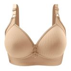 MaNMaNing Push Up Bej Balenli Bralette Yapışkanlı Günlük Kadın Sütyen