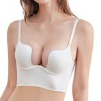 MaNMaNing Push Up Beyaz Bralet U Şekilli Düşük Sırt Kadın Sütyen
