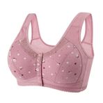 MaNMaNing Push Up Bras Altın Yükseldi Ön Tokalı Sarmalı İnce Büyük Beden Kadın Sütyen