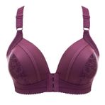 MaNMaNing Push Up Mor Balenli Bralette Yapışkanlı Dikişsiz Kadın Sütyen