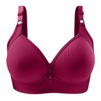 MaNMaNing Push Up Sıcak Pembe Balenli Bralette Yapışkanlı Günlük Kadın Sütyen