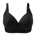MaNMaNing Push Up Siyah Balenli Bralette Yapışkanlı Önden Açılan Günlük Kadın Sütyen