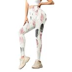 MaNMaNing Skinny Moda Egzersiz Karın Kontrol Beyaz Kadın Tayt
