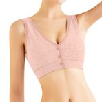 MaNMaNing Tank Top Pinguin Gri V Yaka Push Up Geniş Askılı Kadın Sütyen