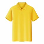 MaNMaNing Üniseks kısa kollu polo tişört, düğmeli, nefes alır, yazlık, kadın, erkek üst giyim, basic, Sarı, XXL