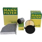 Mann Audi A3 1.2 Tfsı (Cbzb) Filtre Seti (Yakıt Hariç) Mann Marka 1K1819653-1F0129620-03C115561D