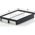Mann C2524/1 Hava Filtresi