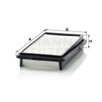 Mann C2537/2 Hava Filtresi
