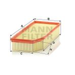 Mann C38145 Hava Filtresi