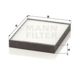 Mann CU2513 İç Mekan Filtresi
