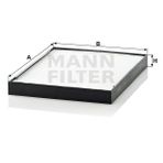 Mann CU2634 İç Mekan Filtresi