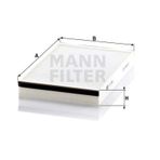 Mann CU3054 Polen Filtresi