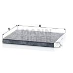 Mann CUK24004 İç Mekan Filtresi