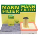 Mann Fılter Chevrolet Yeni Aveo T300 1.4 Benzinli Motor Periyodik Bakım Filtre Seti Mann Marka (Manuel Vitesli) MAN-057