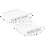 Mann Filter Citroen C3 2010-2015 Polen Filtresi