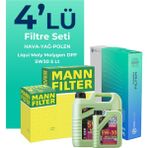 Mann Filter Mann Mini Cooper Countryman 1.5 Benzinli Filtre Bakım Seti Liqui Moly Motor Yağlı (2017-2023) 4 Lü