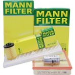 Mann Fılter Opel Corsa C 1.0 / 1.2 / 1.4 Benzinli Motor Periyodik Bakım Filtre Seti Mann Marka MAN-021