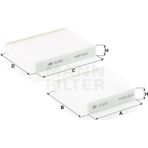 Mann Filter Peugeot 2008 2013-2019 Polen Filtresi
