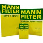 Mann Filter Seat Exeo 1.6 Benzinli Hava Yağ Karbonlu Polen Filtre Bakım Seti