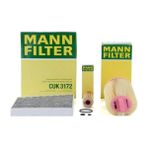 Mann Mercedes W211 Kasa E200 Kompressor Periyodik Bakım Filtre Seti A2710940204-A2118300218-A2711800109