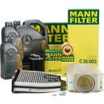 Mann Mercedes W212 Kasa E250 Cdi Periyodik Bakım Filtre Seti Orijinal 5W30 Yağ