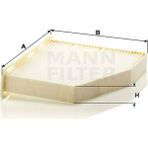 Mann Mtxdpn Polen Filtresi Audi A3 Tt / Vw Golf V, Golf Plus, Caddy, Eos, Jetta Iii, Passat Vi, Touran, Tiguan / Seat Altea, Altea Xl, Leon, Toledo / Skoda Octavia, Superb 05/03- - Renkli