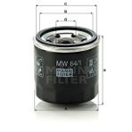 Mann MW64/1 Yağ Filtresi