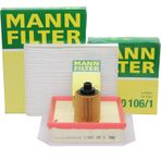 Mann Opel Corsa D 2007/2011 1.3 Pimli Tip Dizel Motor Periyodik Bakım Yağ Filtre Seti