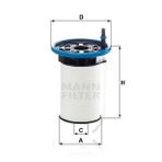 Mann PU7005 Yakıt Filtresi