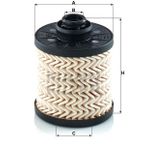 Mann PU7010Z Yakıt Filtresi