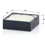 Mann PU84 Yakıt Filtresi