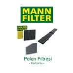 MANN VW Passat B7 Dizel 1.6 2.0 Tdi (2011-2014) Polen Filtresi Karbonlu Mann