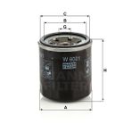 Mann W6021 Yağ Filtresi