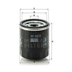 MANN W68/3 Filtre Yag - ( Toyota: Corolla Uyumlu 88-19 Benzinli Corolla Uyumlu 19- / Avensis / C / Yaris 99- Yağ Filtresi 18476761