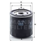 Mann W7035 Yağ Filtresi
