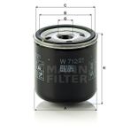 Mann W712/21 Yağ Filtresi
