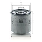 Mann W712/95 Yağ Filtresi