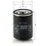Mann W713/29 Yağ Filtresi