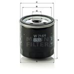 Mann W714/4 Yağ Filtresi