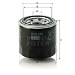 Mann W811/80 Yağ Filtresi