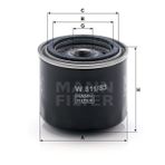Mann W811/83 Yağ Filtresi