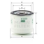 Mann W9050 Yağ Filtresi