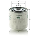 Mann W916/1 Yağ Filtresi