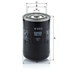 Mann W940/3 Yağ Filtresi