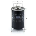 Mann WD940/19 Yağ Filtresi