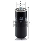 Mann WD962/19 Hidrolik Şanzıman Filtresi