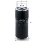 Mann WD962/8 Yağ Filtresi