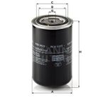 Mann WDK940/5 Yakıt Filtresi